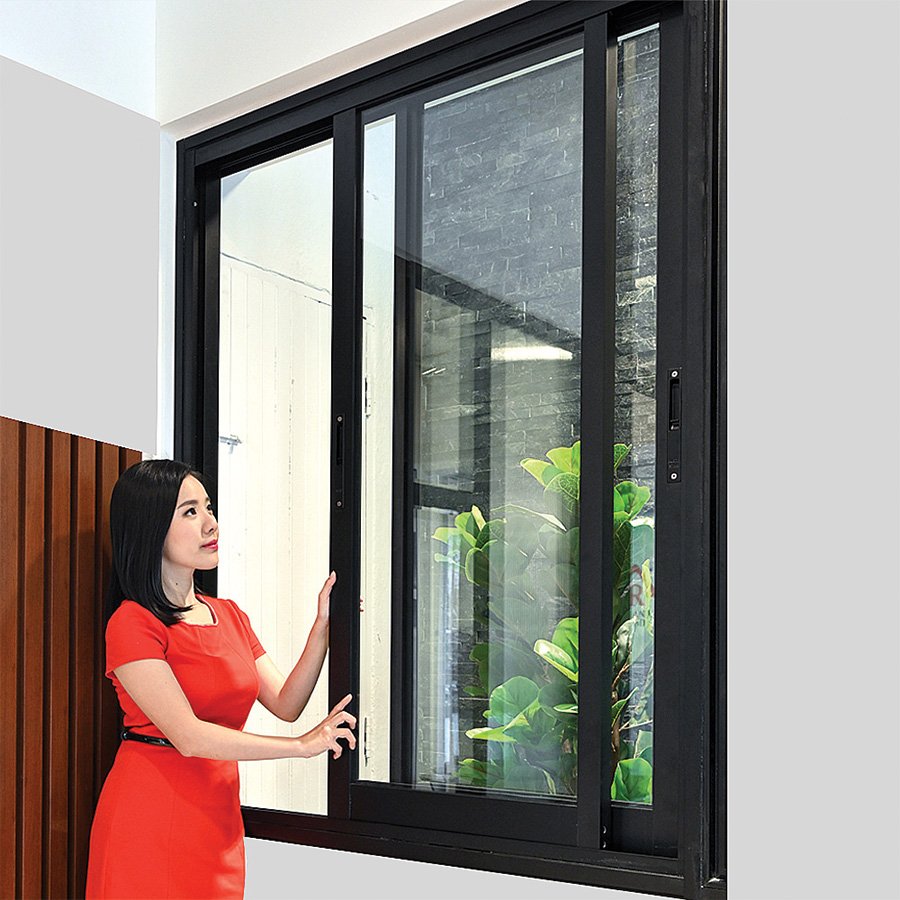 aluminium glass sliding windows in agartala