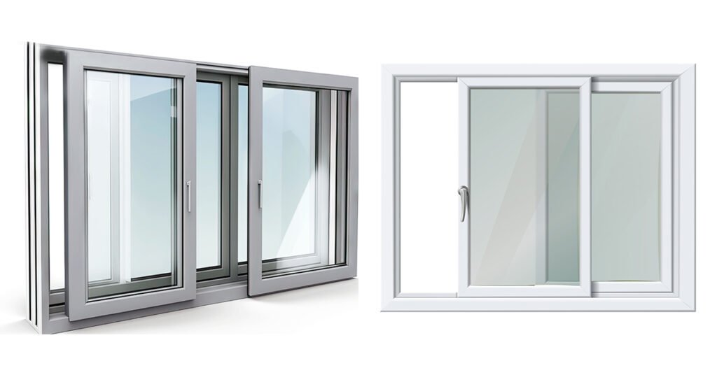 aluminium glass sliding windows in agartala